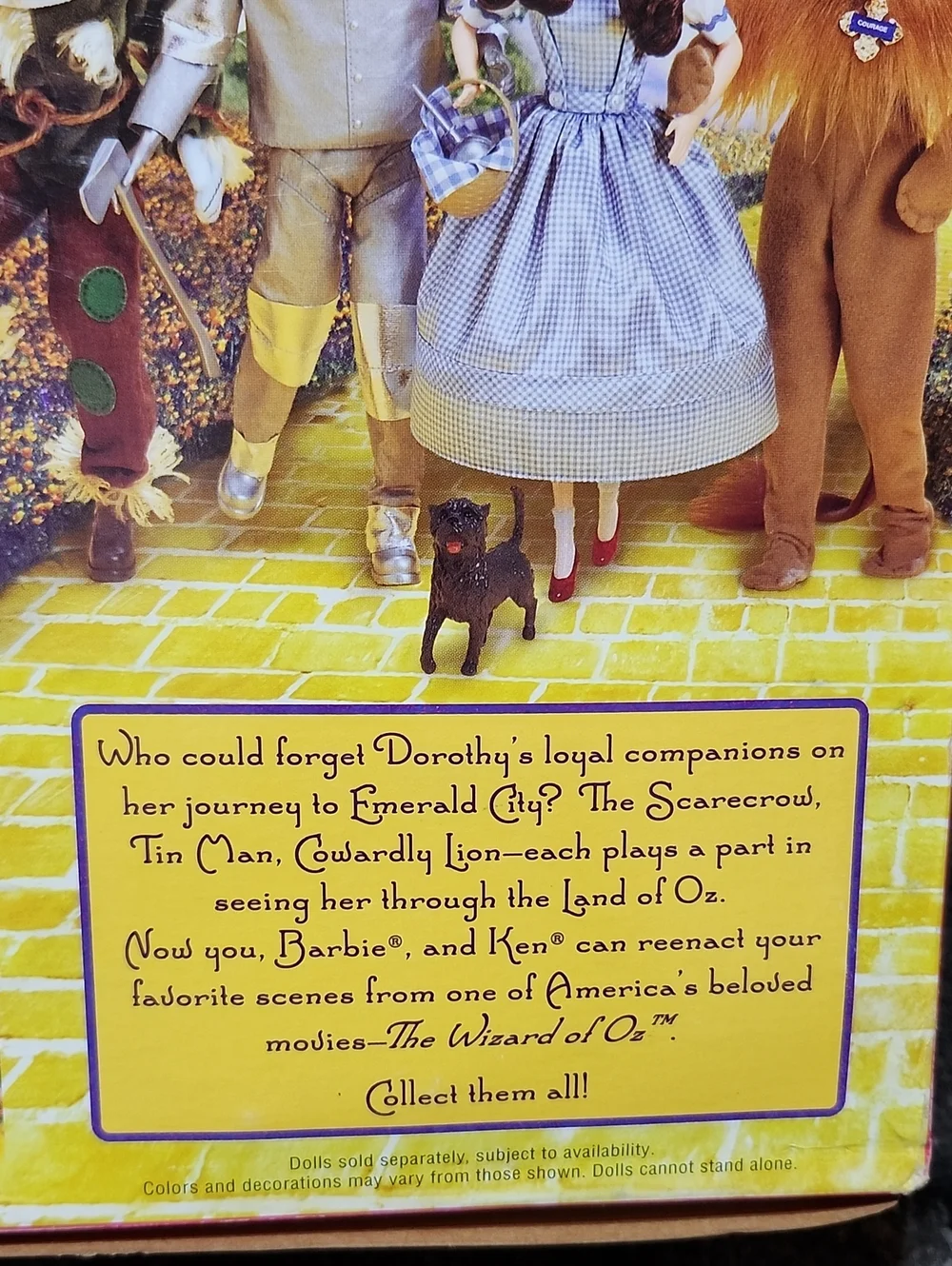 1999 MATTEL WIZARD OF OZ COLLECTOR EDITION KEN AS COWARDLY LION DOLL